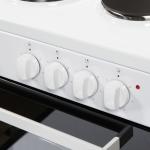 50cm Freestanding Electric Cooker with Solid Plate Hob