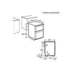 Zanussi 60cm White Induction Double Oven Cooker