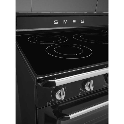 Smeg Victoria TR90IBL2 90cm Induction Range Cooker - Black
