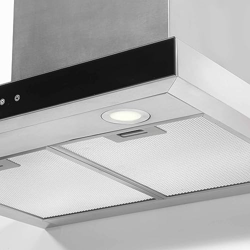 Baridi 60cm Stainless Steel Chimney Cooker Hood