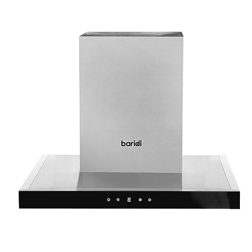 Baridi 60cm Stainless Steel Chimney Cooker Hood