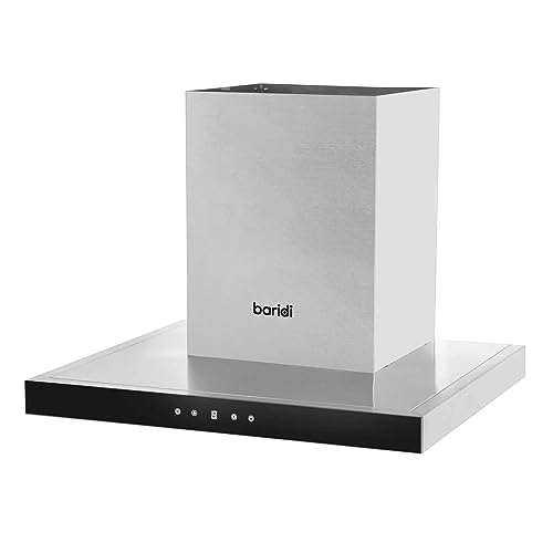 Baridi 60cm Stainless Steel Chimney Cooker Hood