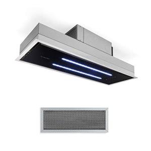 Klarstein High Line 90 cm Ceiling Hood - Stainless Steel