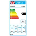 CIARRA CAB6201A Black 600mm Chimney Cooker Hood