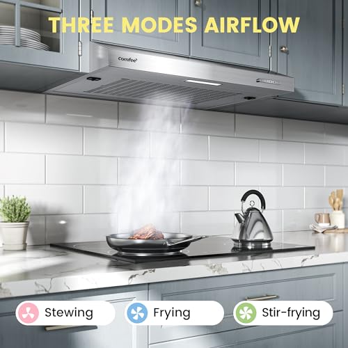 Comfee 60cm Stainless Steel Wall Mounted Hood
