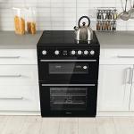 Hisense Electric Cooker with Ceramic Hob-Black, A Rated