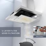 FIREGAS Wall-Mounted 60cm Stainless Steel Cooker Hood