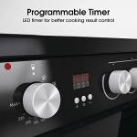 Hisense Electric Cooker with Ceramic Hob-Black, A Rated