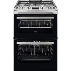 Zanussi ZCK66350XA Stainless Steel Gas Cooker