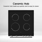Hisense Electric Cooker with Ceramic Hob-Black, A Rated