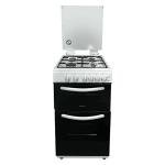 Statesman GTL50W White Double Oven Gas Cooker