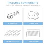 COMFEE' 60 cm Stainless Steel Wall Mount Hood