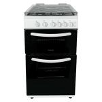 Statesman GTL50W White Double Oven Gas Cooker