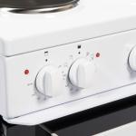 Cookology 50cm Freestanding Electric Twin Cavity Cooker White