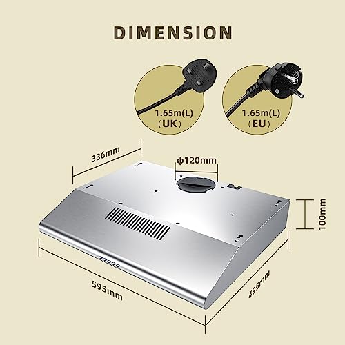 FIREGAS 60cm Brushless Motor Cooker Hood