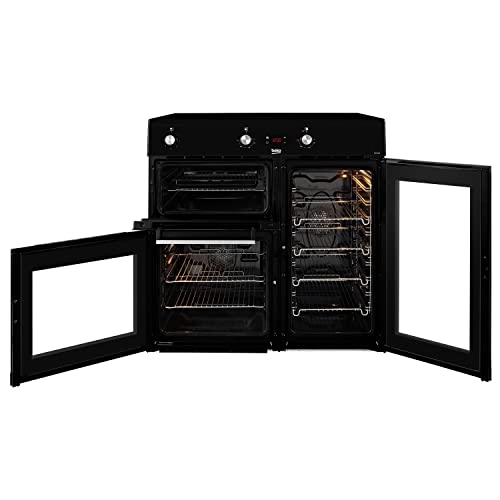 Beko 90cm Black Electric Range Cooker with Induction