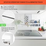 Klarstein Remy 90 cm Island Cooker Hood - White