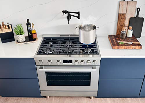Bosch Stainless 6-Burner Gas Range - 36