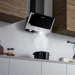 CIARRA 60cm Angled Cooker Hood with LED Lights