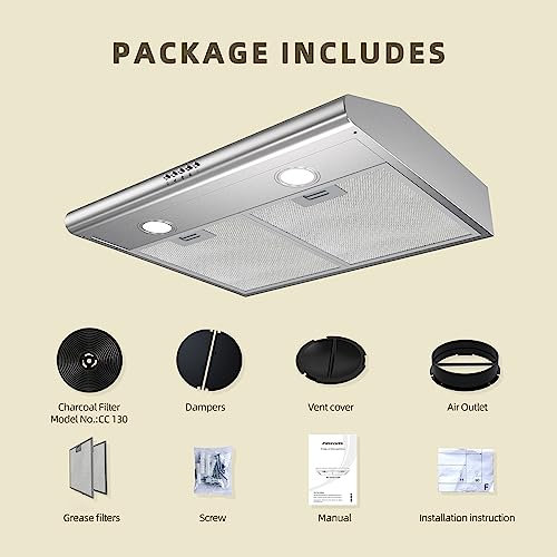 FIREGAS 60cm Brushless Motor Cooker Hood