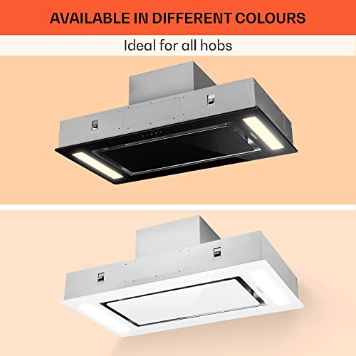 Klarstein Remy 90 cm Island Cooker Hood - White