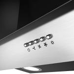 CIARRA 60cm Angled Cooker Hood with LED Lights
