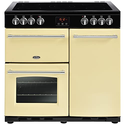 Belling Farmhouse 90E Electric Range Cooker - Cream