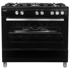 ElectriQ 90cm Gas Range Cooker - Black