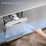 COMFEE' 60cm Black Wall-Mounted Cooker Hood