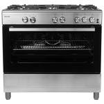 ElectriQ 90cm Gas Range Cooker - Stainless Steel