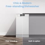 COMFEE' 60cm Black Wall-Mounted Cooker Hood