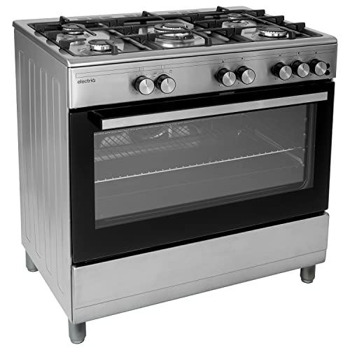 ElectriQ 90cm Gas Range Cooker - Stainless Steel
