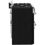 Leisure CK100F232 Gas Range Cooker - Silver, Fan