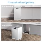 COMFEE' 60cm Black Wall-Mounted Cooker Hood