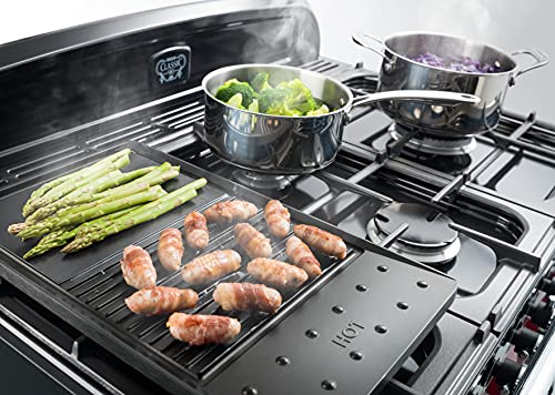 Black Rangemaster Freestanding Range Cooker - Two Fan Ovens