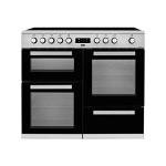 Beko Stainless Steel Double Oven Range Cooker 100cm