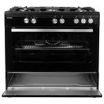 ElectriQ 90cm Gas Range Cooker - Black