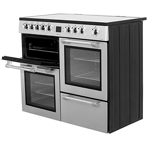 Leisure 100cm Electric Range Cooker - Silver