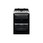 Zanussi 60cm Double Oven Electric Cooker - Stainless Steel