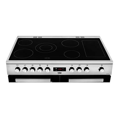 Beko Stainless Steel Double Oven Range Cooker 100cm