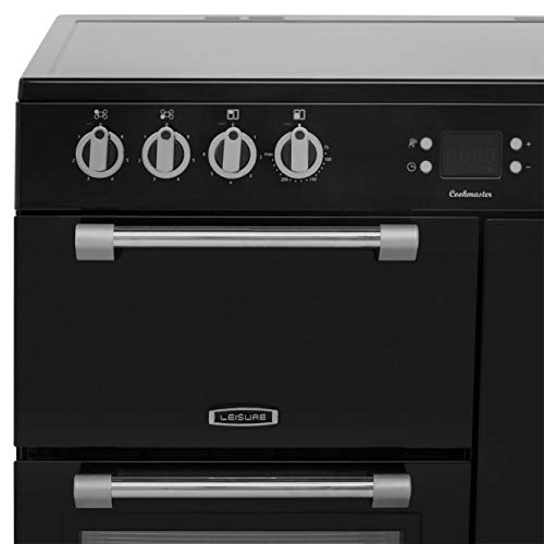 Black Cookmaster Electric Range Cooker by Leisure