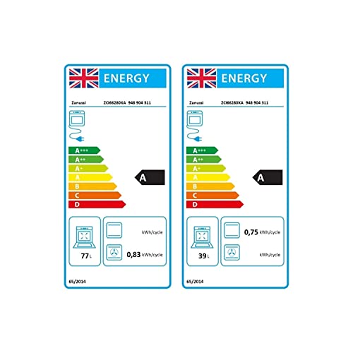 Zanussi 60cm Double Oven Electric Cooker - Stainless Steel