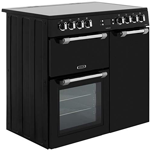 Black Cookmaster Electric Range Cooker by Leisure