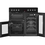Beko 90cm electric range cooker, black ceramic hob