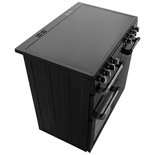 Black Cookmaster Electric Range Cooker by Leisure
