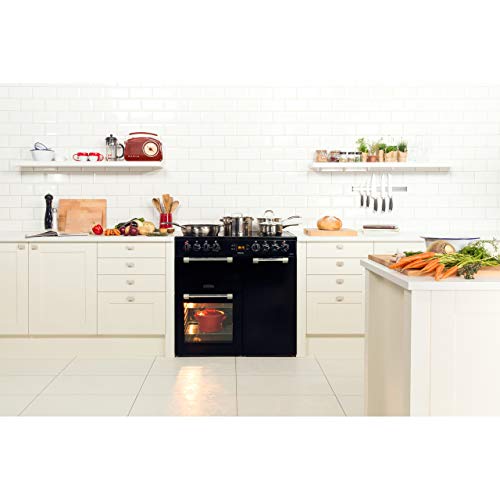 Black Cookmaster Electric Range Cooker by Leisure