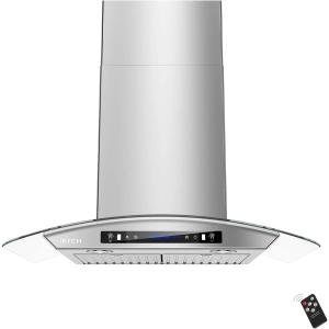 36" Wall Mount Range Hood with Gesture Control