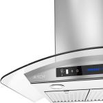 36" Wall Mount Range Hood with Gesture Control