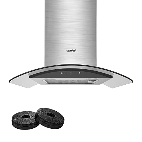 Stainless Steel 60cm Range Hood with LED Light