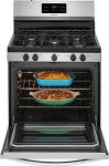 Stainless Steel 30" Gas Range with 5 Burners